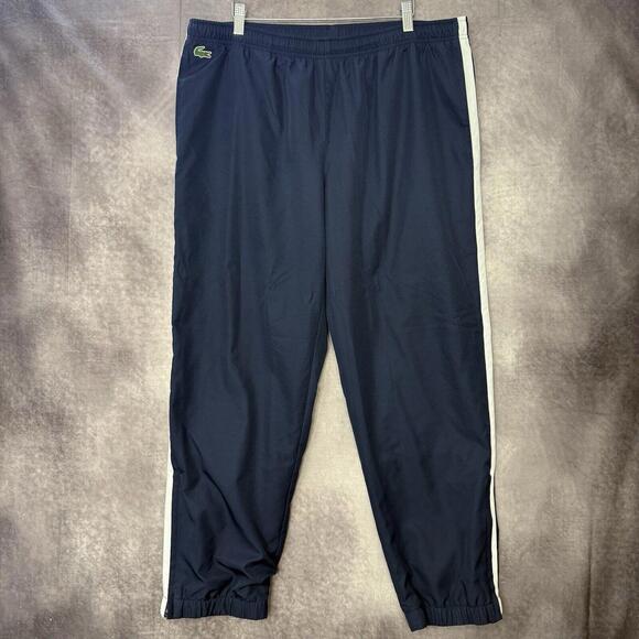 Lacoste Other - Lacoste Sport Men's Blue Tennis Fleece Lined Track Pants Size‎ 8 3XL